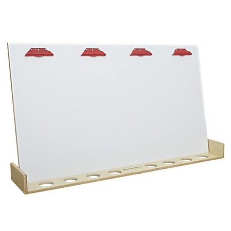 Childcraft Wall-Mounted Painting Easel for Kids, 48-7/8 x 10 x 27-3/8 Inches 74534